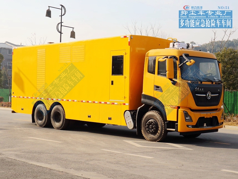 東風天龍后雙橋發電車500-800kW